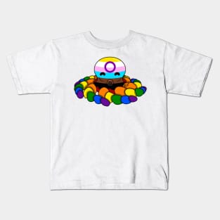 Progress Pride Fidget Octopus Kids T-Shirt